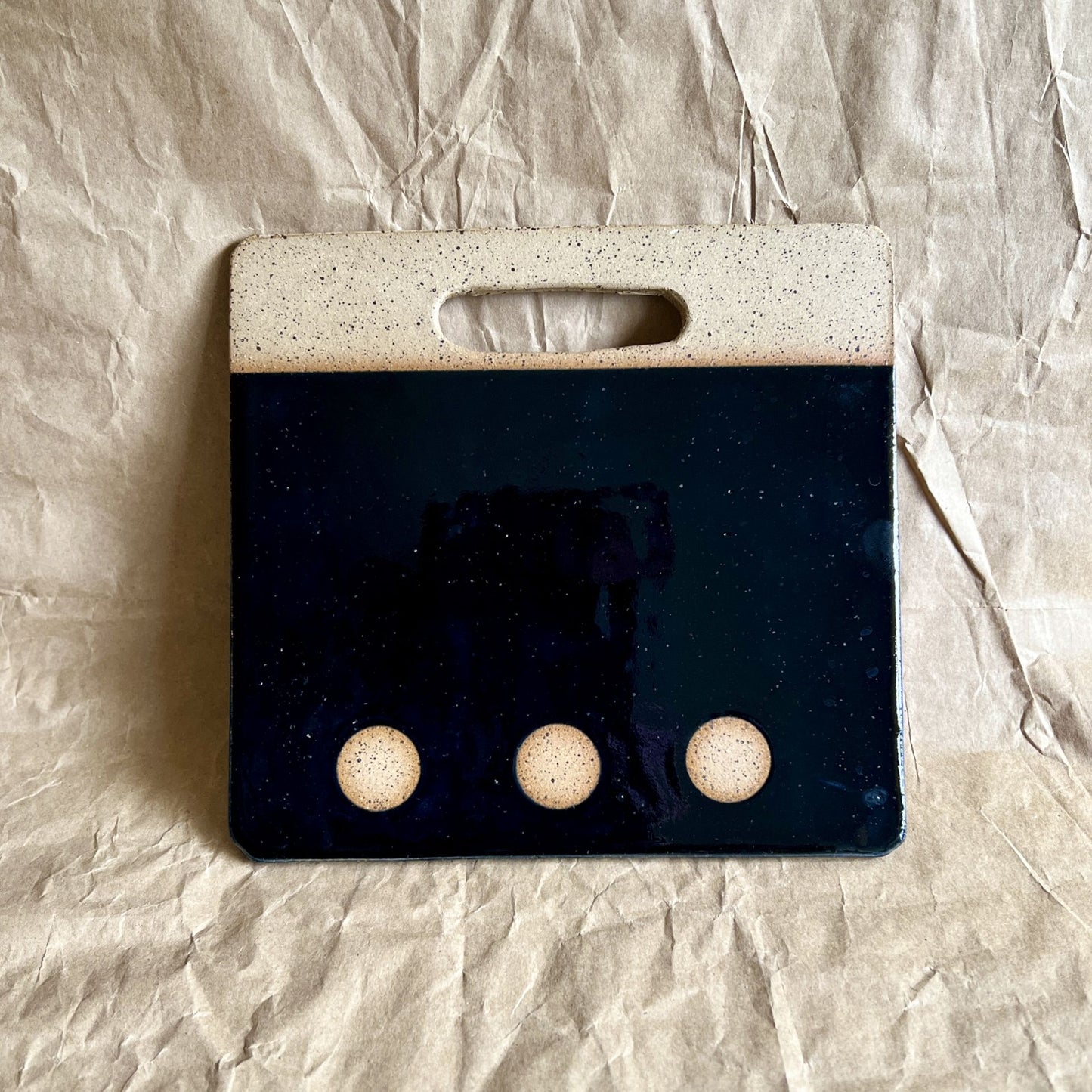Cheese Board with Dots
