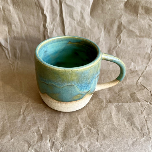 Turquoise Reactive Glaze Mug