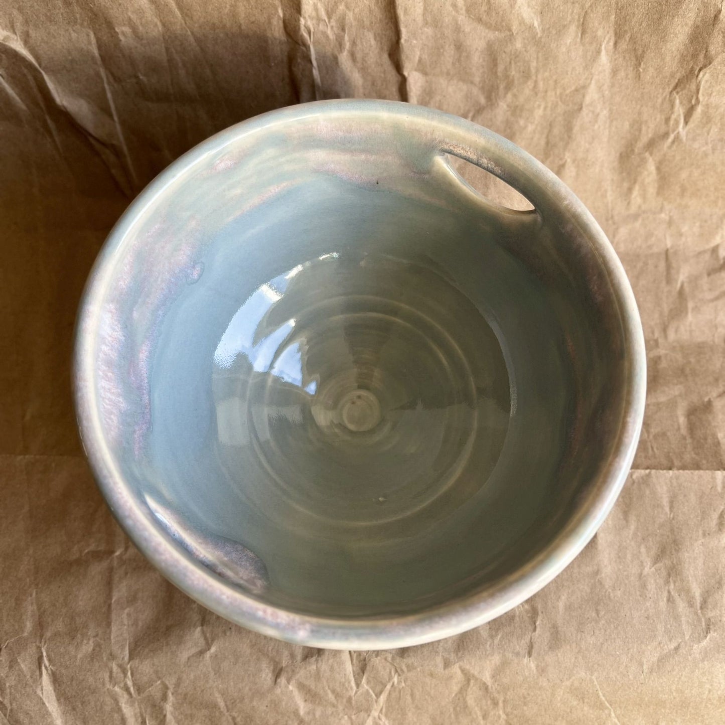Wedgwood Blue Bowl with Chopstick Rests