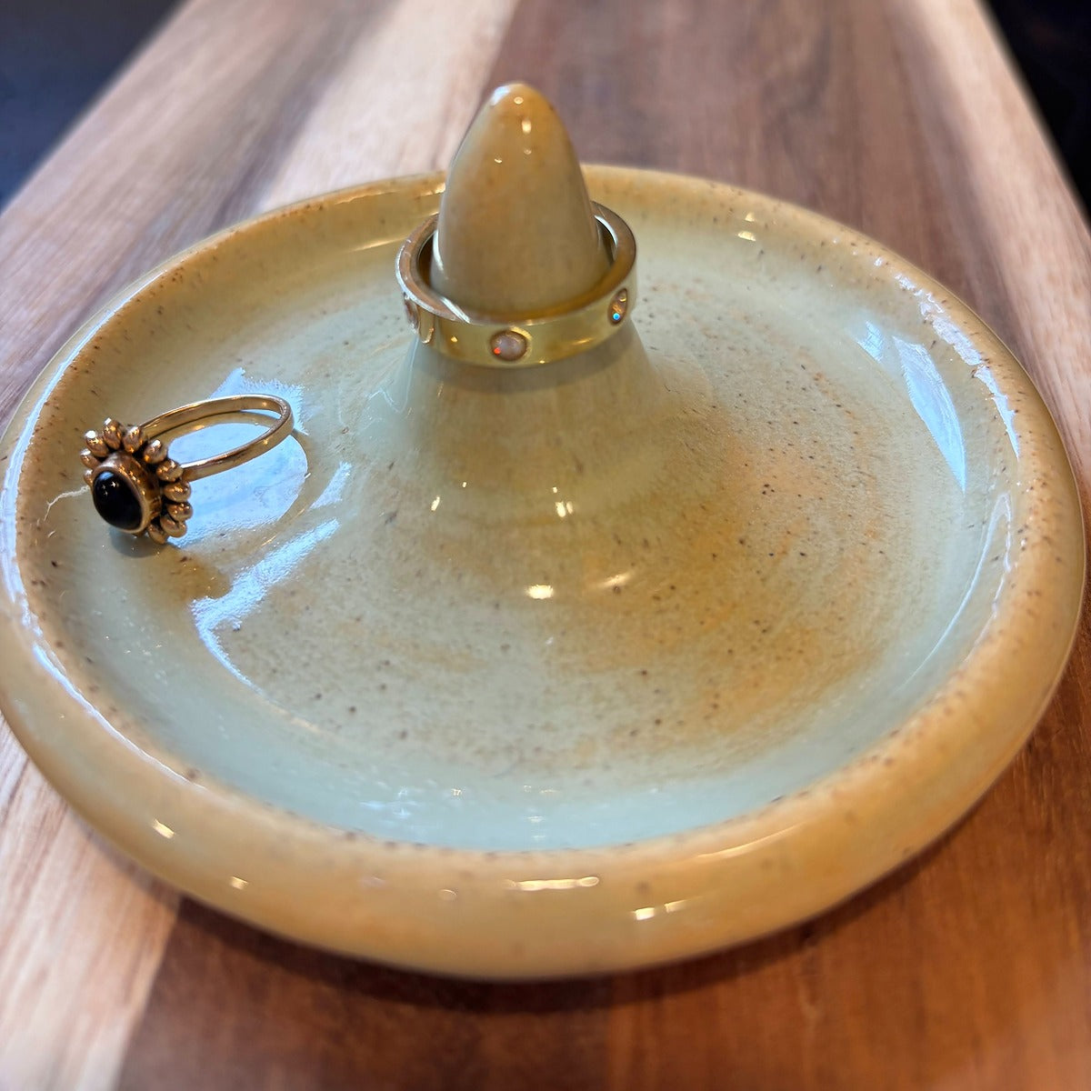 Sage Green Ceramic Ring Holder