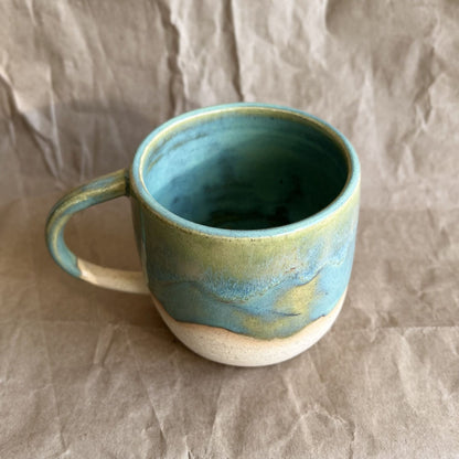Turquoise Reactive Glaze Mug