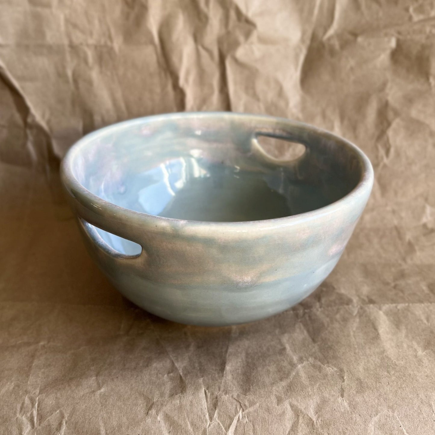 Wedgwood Blue Bowl with Chopstick Rests